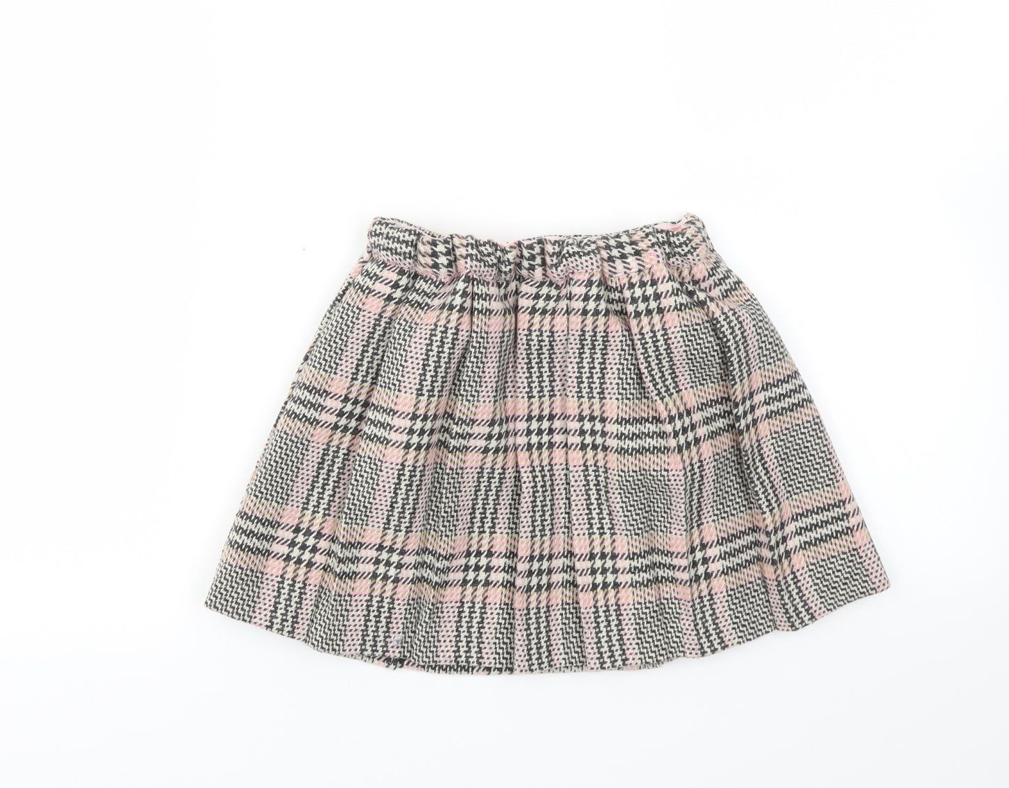 NEXT Girls Multicoloured Check  Flare Skirt Size 5-6 Years