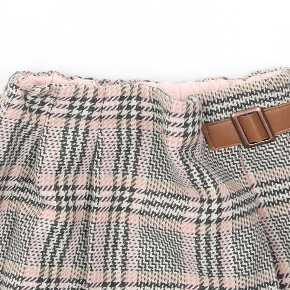 NEXT Girls Multicoloured Check  Flare Skirt Size 5-6 Years