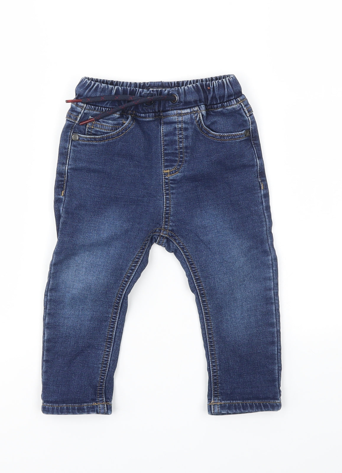 NEXT Boys Blue   Capri Jeans Size 12-18 Months