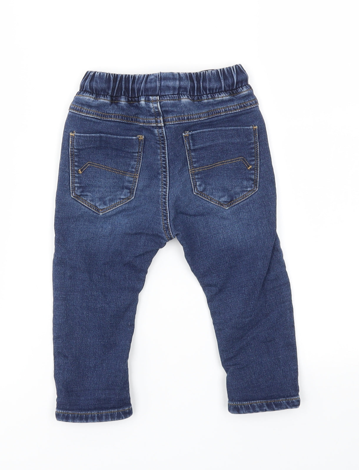 NEXT Boys Blue   Capri Jeans Size 12-18 Months