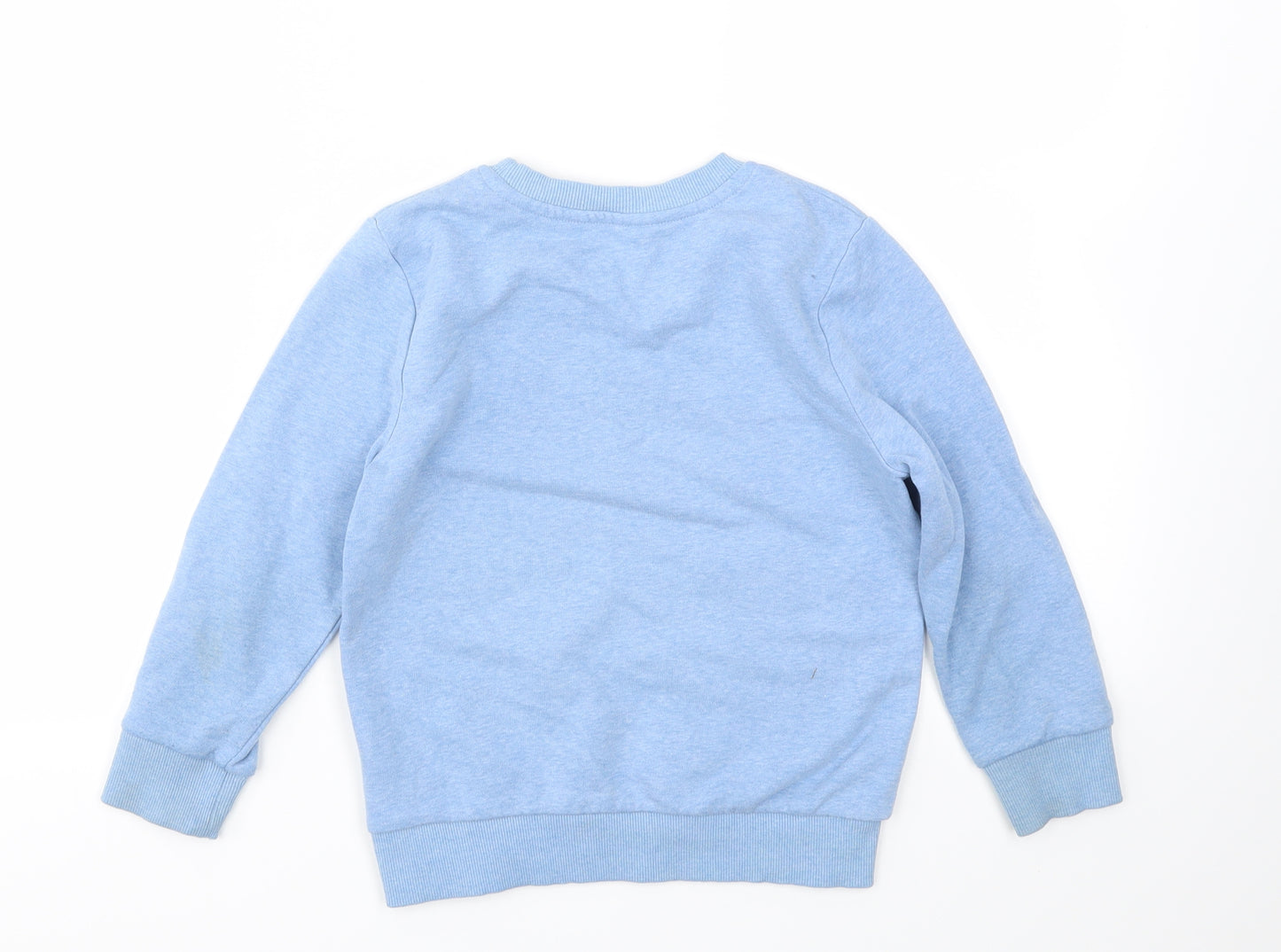 George Boys Blue Animal Print  Pullover Hoodie Size 4-5 Years