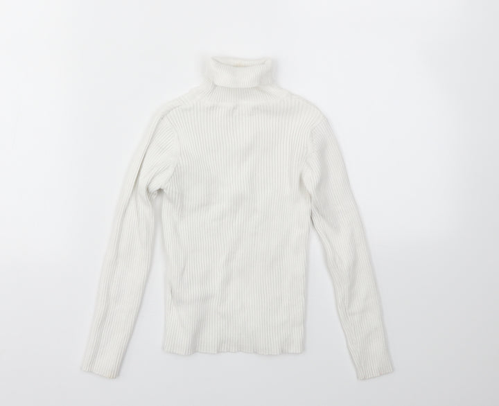 NEXT Girls White Basic T-Shirt Size 6 Years