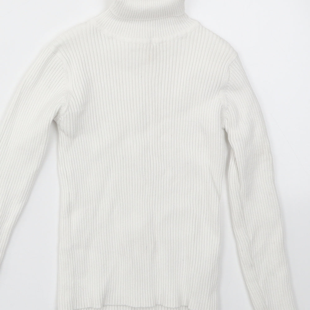NEXT Girls White   Basic T-Shirt Size 6 Years