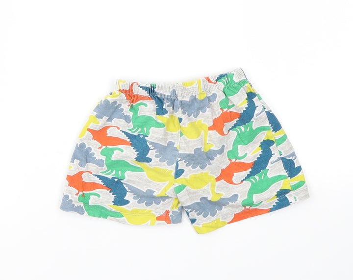 KIDS Boys Multicoloured Animal Print  Sweat Shorts Size 10 Years