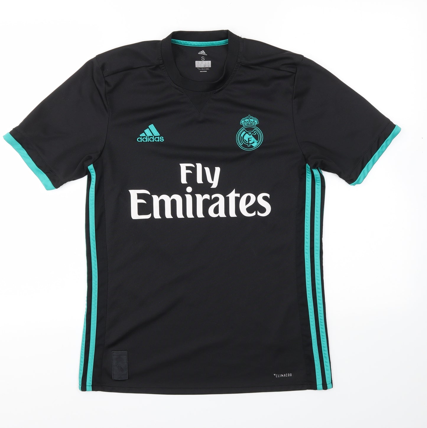 adidas Boys Black   Basic T-Shirt Size S