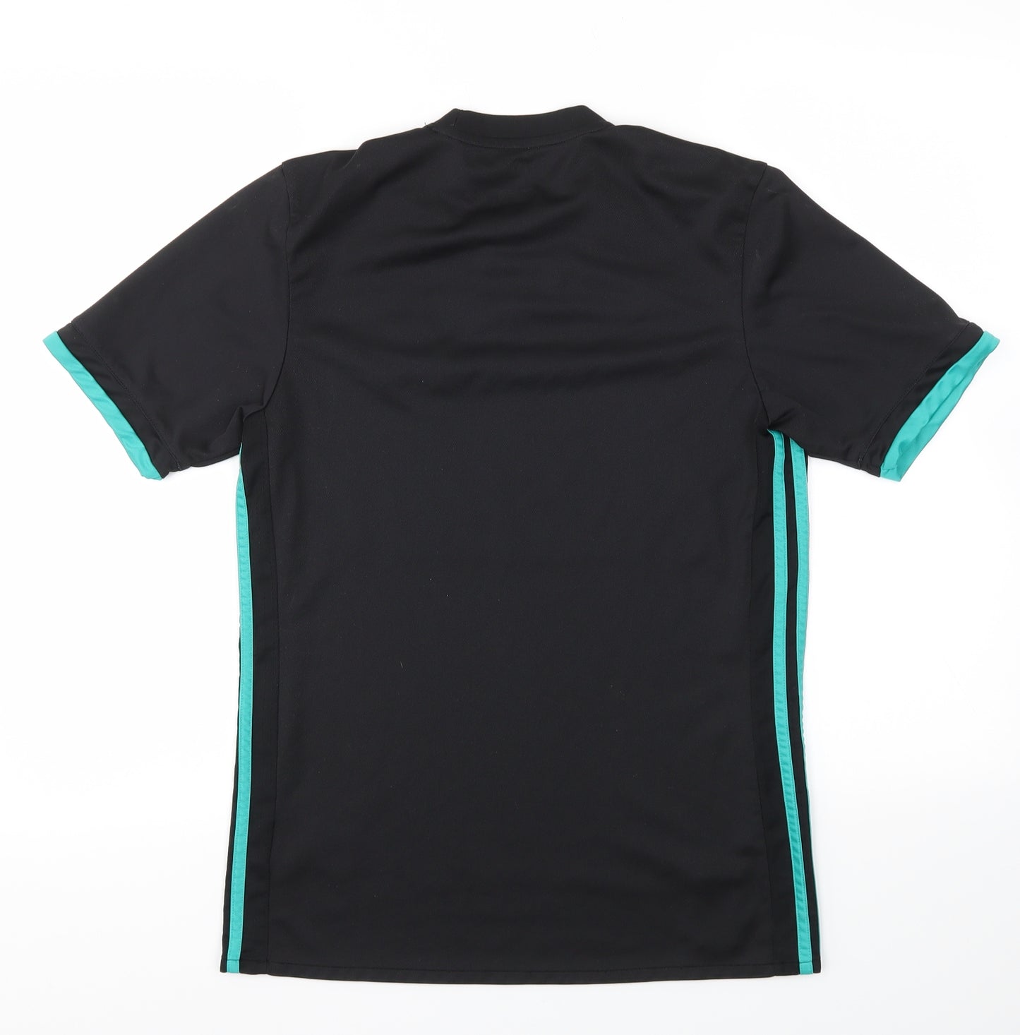 adidas Boys Black   Basic T-Shirt Size S