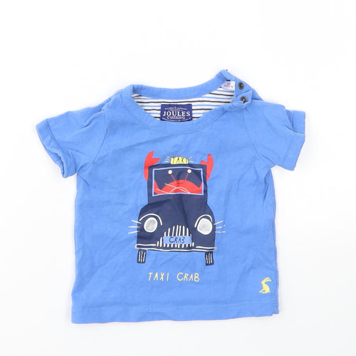 jouels Boys Blue   Basic Tank Size 6-9 Months