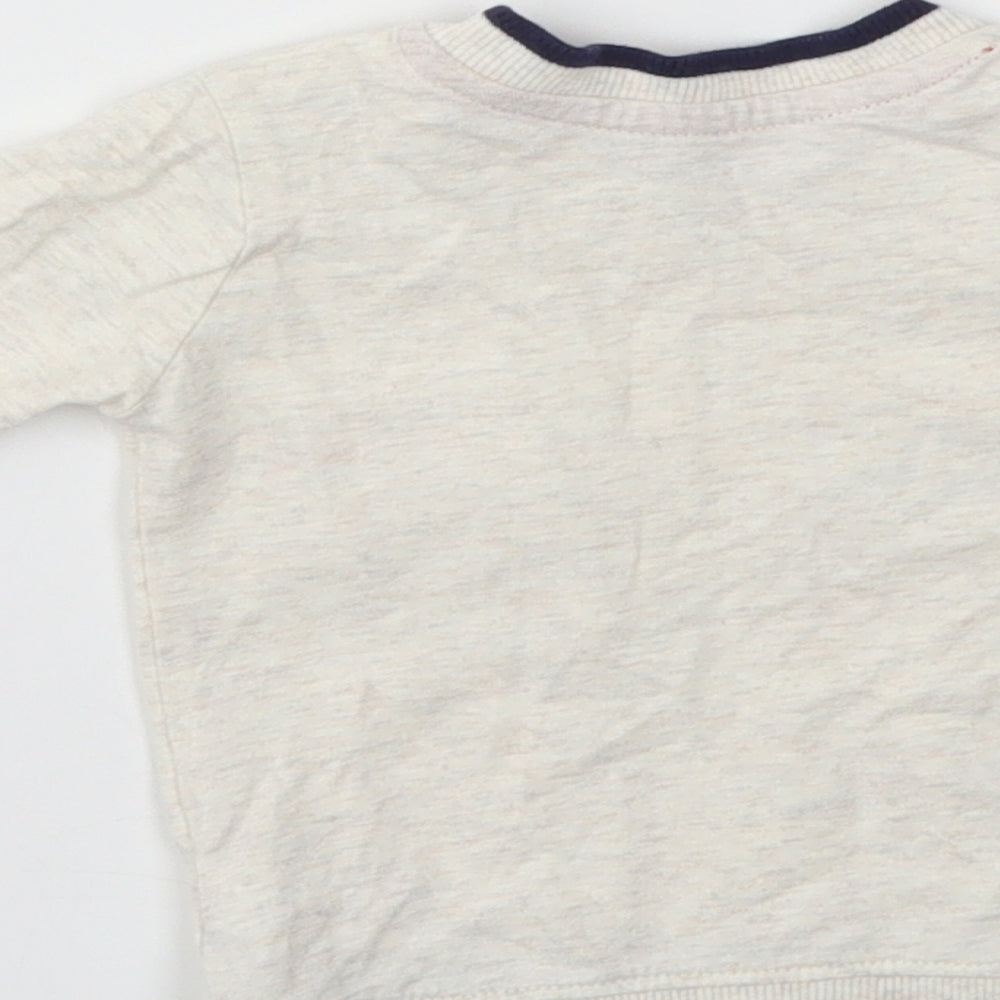 George Boys Ivory   Basic T-Shirt Size 3-6 Months