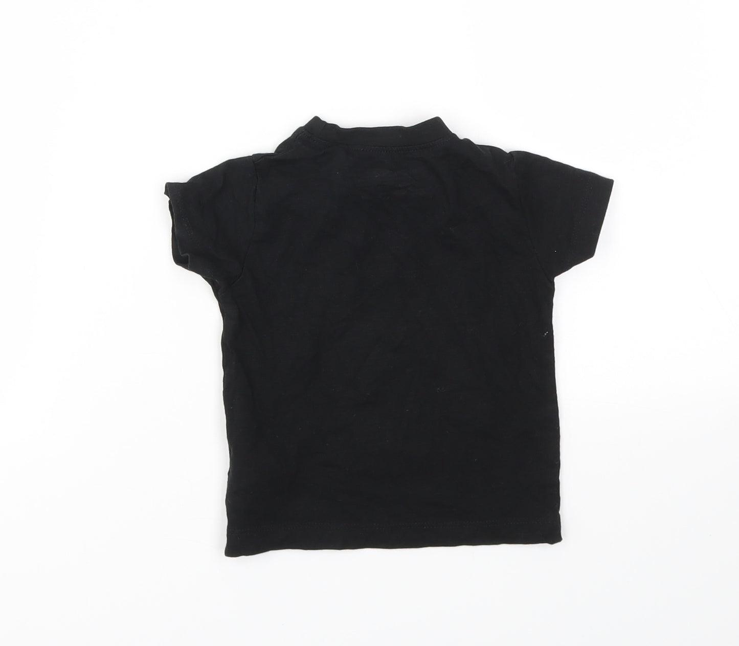 NEXT Girls Black   Basic T-Shirt Size 6-9 Months