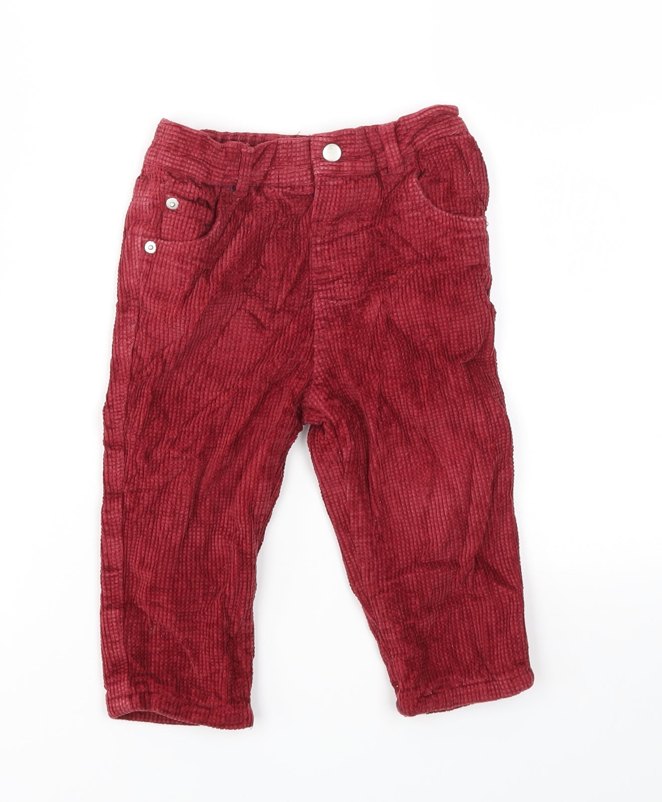 M&Co Girls Red   Jogger Trousers Size 12-13 Years