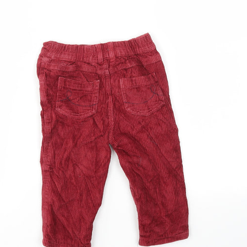 M&Co Girls Red   Jogger Trousers Size 12-13 Years