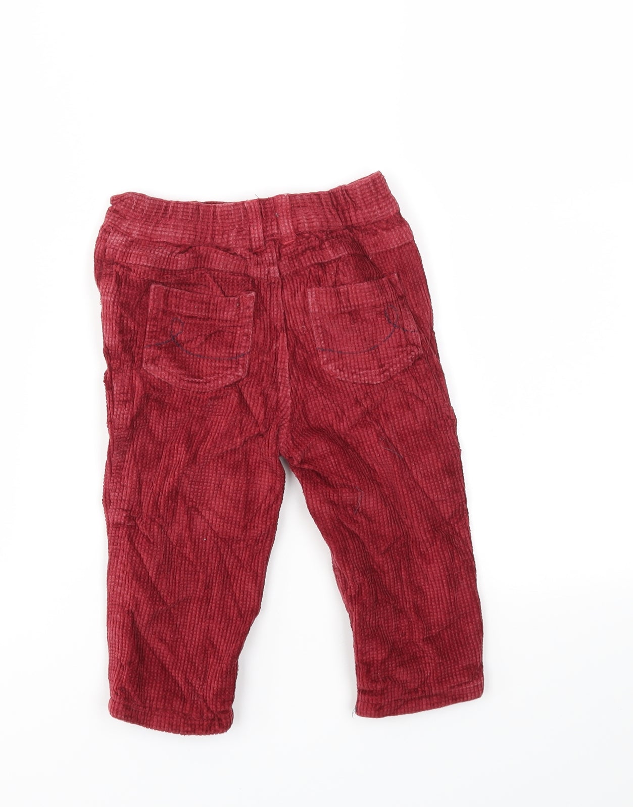 M&Co Girls Red   Jogger Trousers Size 12-13 Years