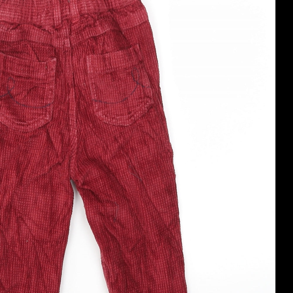 M&Co Girls Red   Jogger Trousers Size 12-13 Years