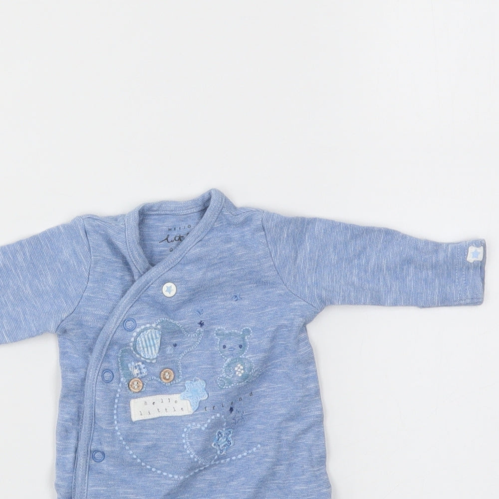 M Boys Blue   Babygrow One-Piece Size Newborn