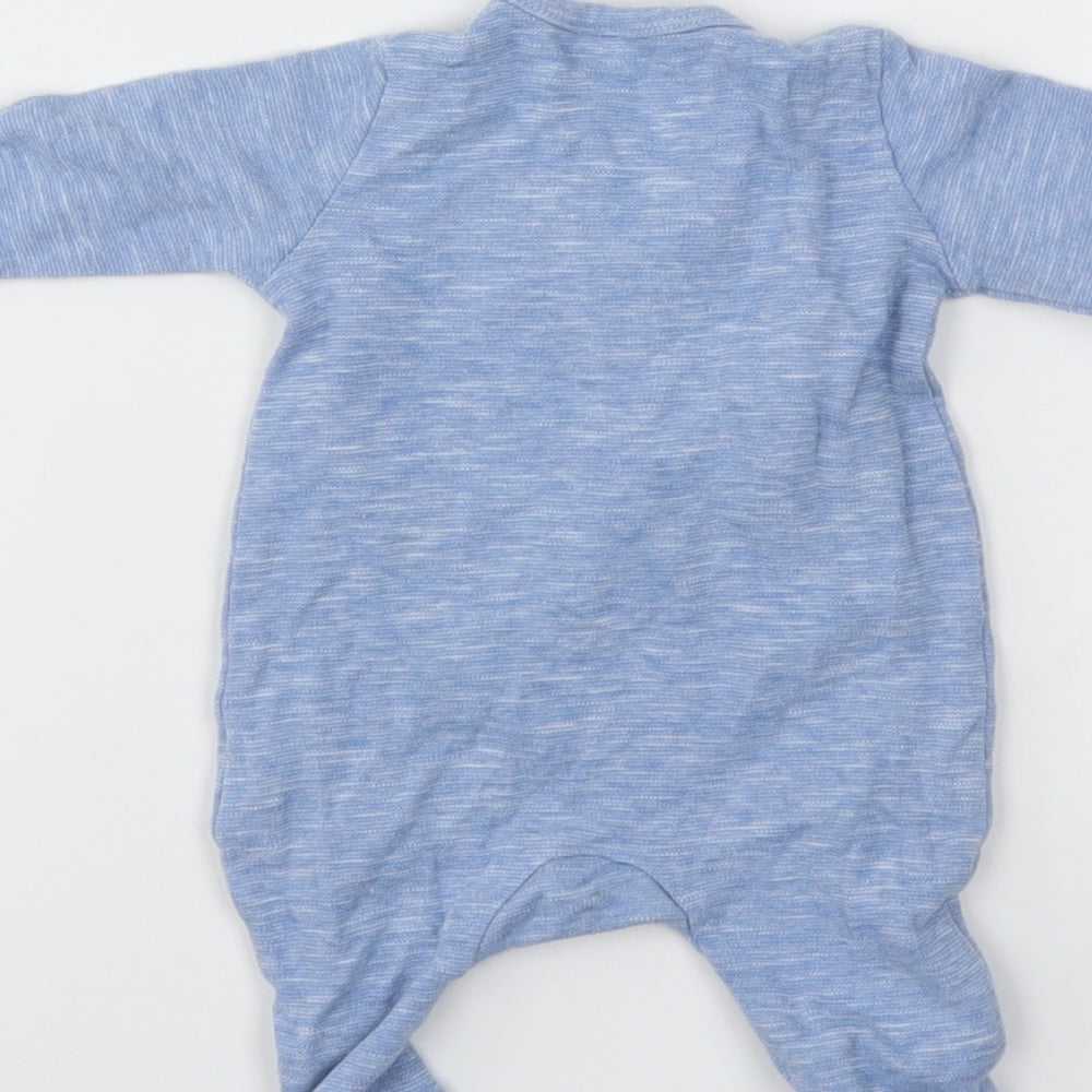 M Boys Blue   Babygrow One-Piece Size Newborn