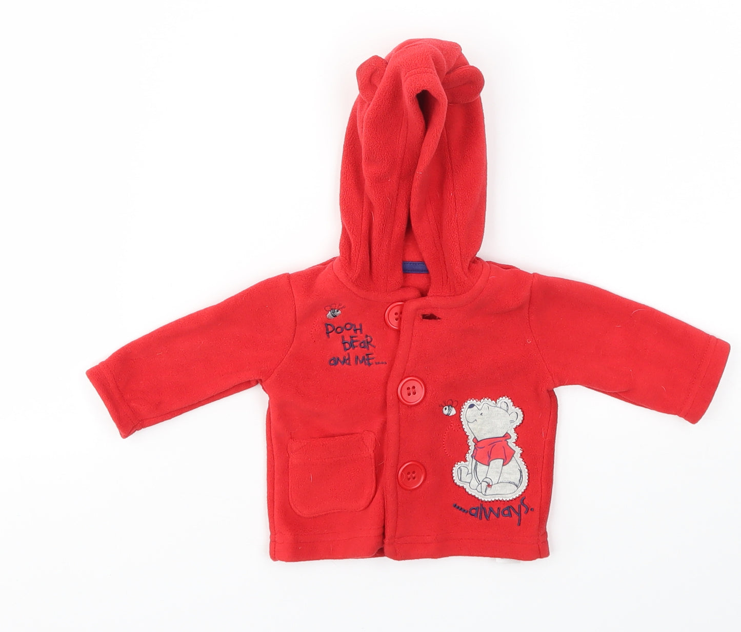 George Boys Red   Basic Jacket Jacket Size Newborn