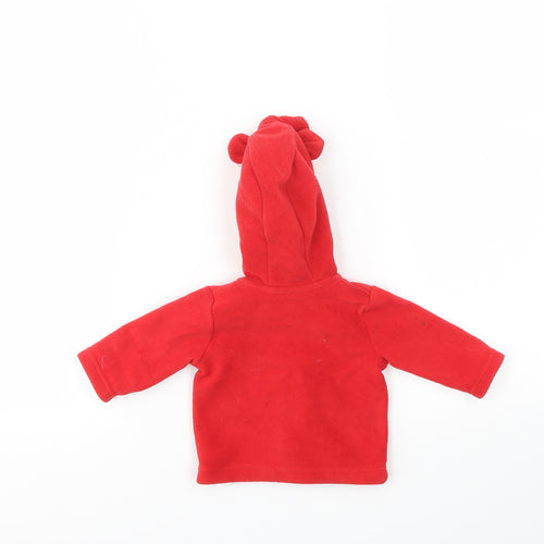 George Boys Red   Basic Jacket Jacket Size Newborn