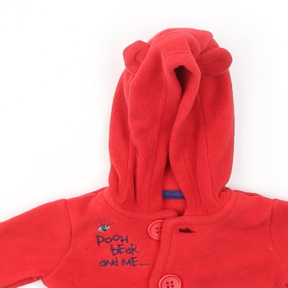 George Boys Red   Basic Jacket Jacket Size Newborn