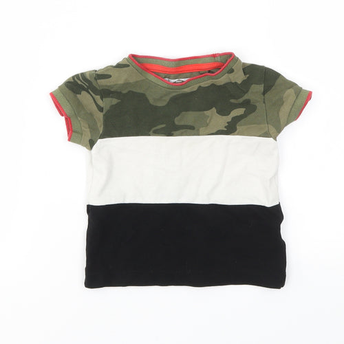 NEXT Boys Multicoloured Camouflage  Basic T-Shirt Size 3-6 Months
