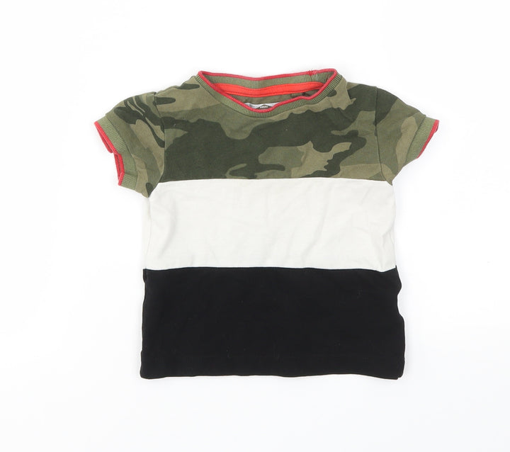 NEXT Boys Multicoloured Camouflage  Basic T-Shirt Size 3-6 Months