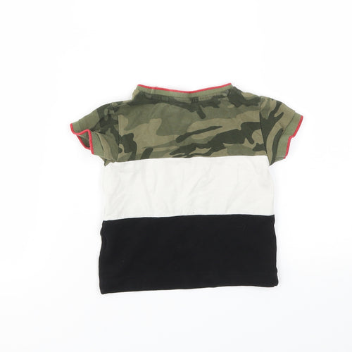 NEXT Boys Multicoloured Camouflage  Basic T-Shirt Size 3-6 Months
