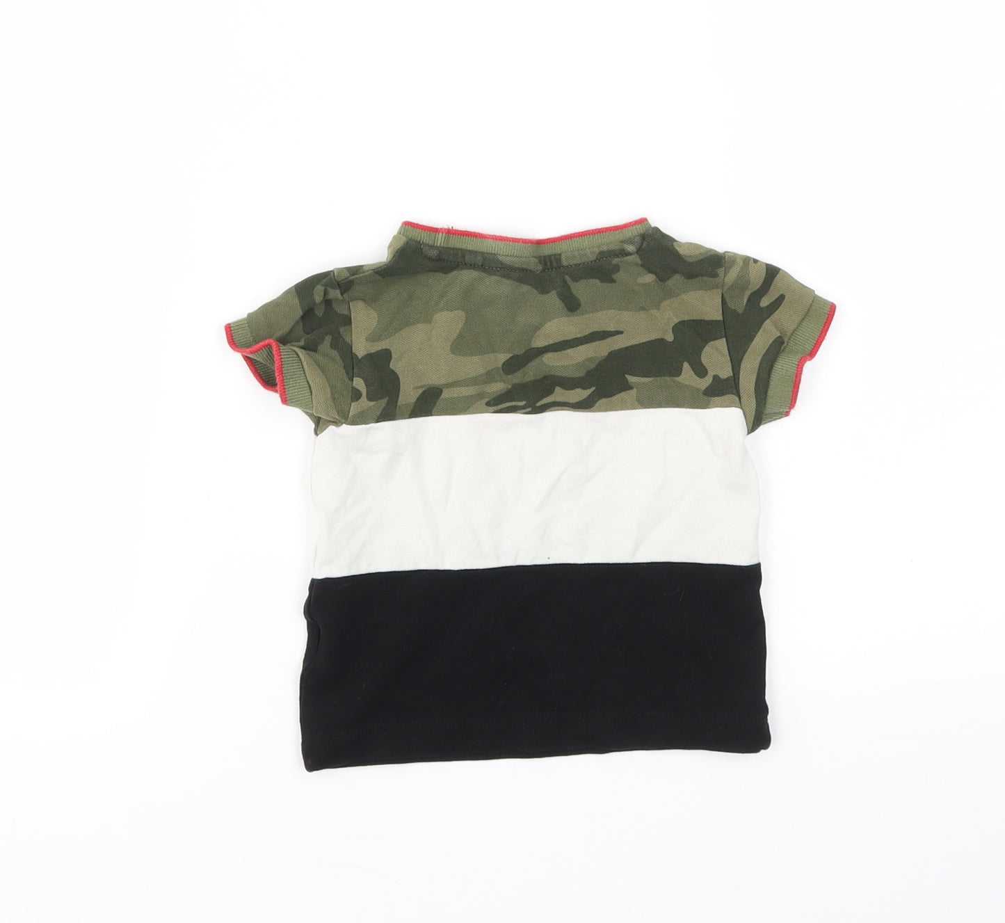 NEXT Boys Multicoloured Camouflage  Basic T-Shirt Size 3-6 Months