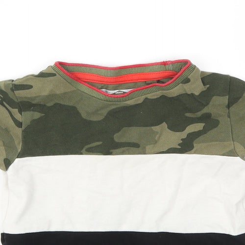 NEXT Boys Multicoloured Camouflage  Basic T-Shirt Size 3-6 Months