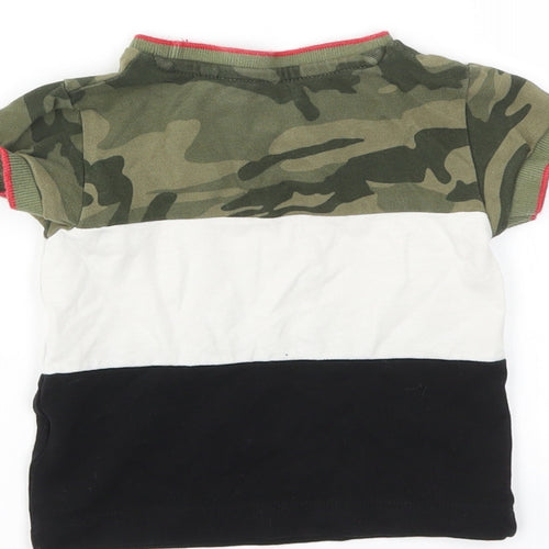 NEXT Boys Multicoloured Camouflage  Basic T-Shirt Size 3-6 Months