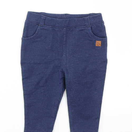 JHON LEWIS Girls Blue   Jogger Jeans Size 3-6 Months
