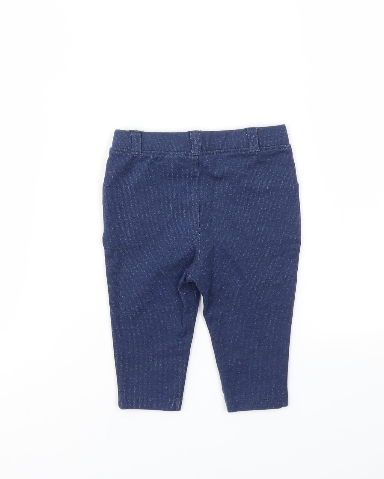 JHON LEWIS Girls Blue   Jogger Jeans Size 3-6 Months