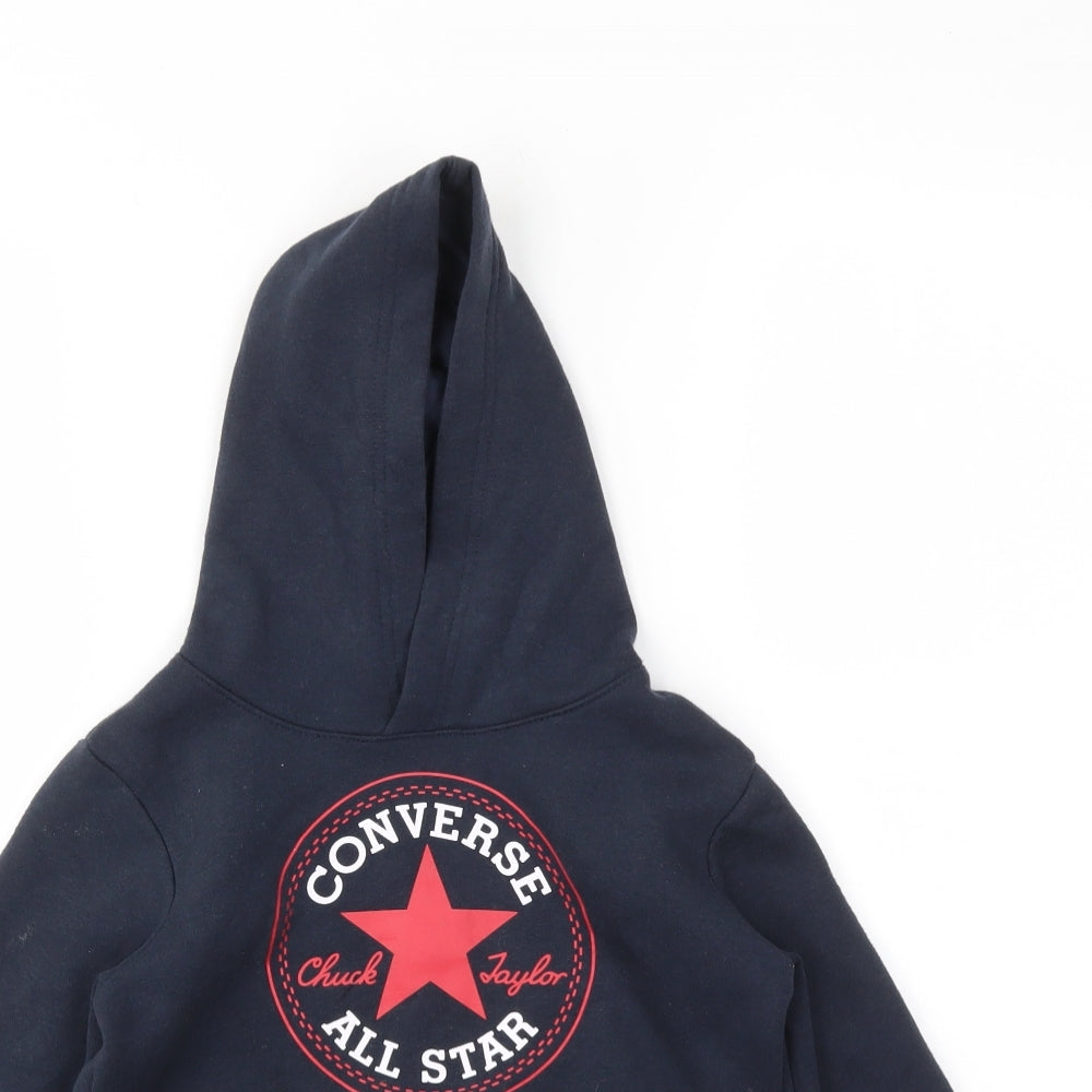 Converse Boys Blue   Pullover Hoodie Size 5-6 Years
