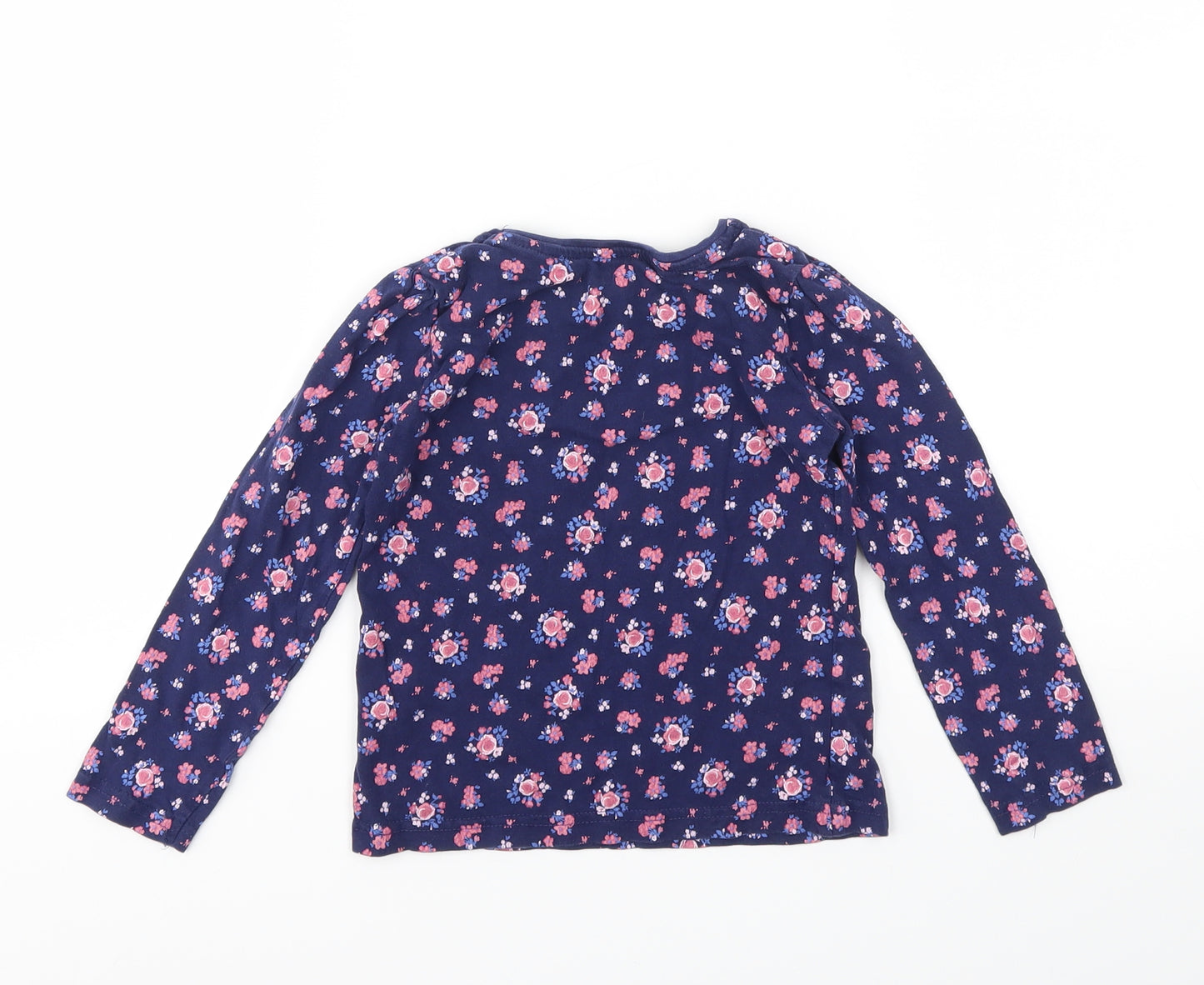 Primark Girls Blue   Basic T-Shirt Size 5-6 Years
