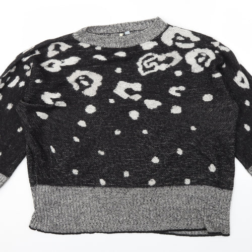 Anthology Womens Multicoloured Animal Print  Pullover Jumper Size 20