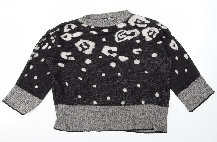 Anthology Womens Multicoloured Animal Print Pullover Jumper Size 20