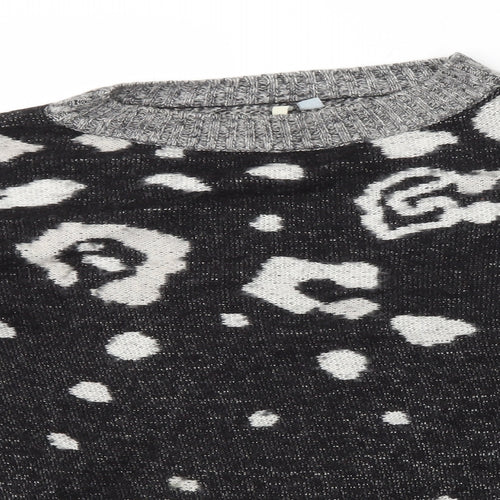 Anthology Womens Multicoloured Animal Print  Pullover Jumper Size 20