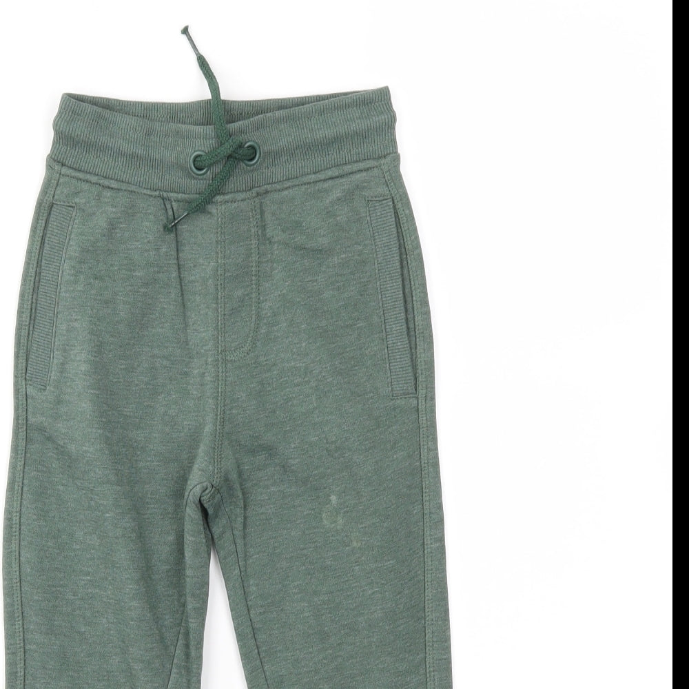 Nutmeg Boys Green   Jogger Trousers Size 3-4 Years