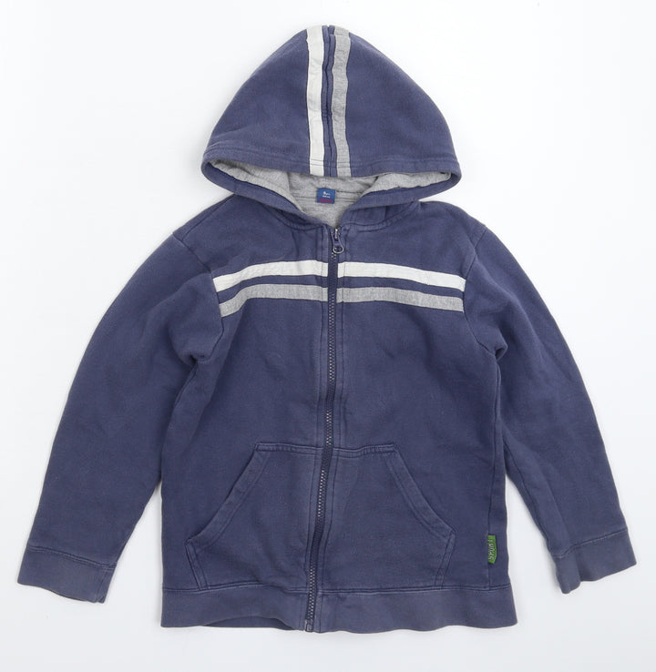 TU Boys Blue Full Zip Hoodie Size 9 Years