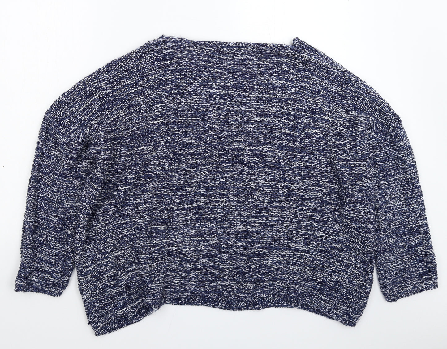 Peacocks Womens Blue  Knit Pullover Jumper Size XL  - Oversized