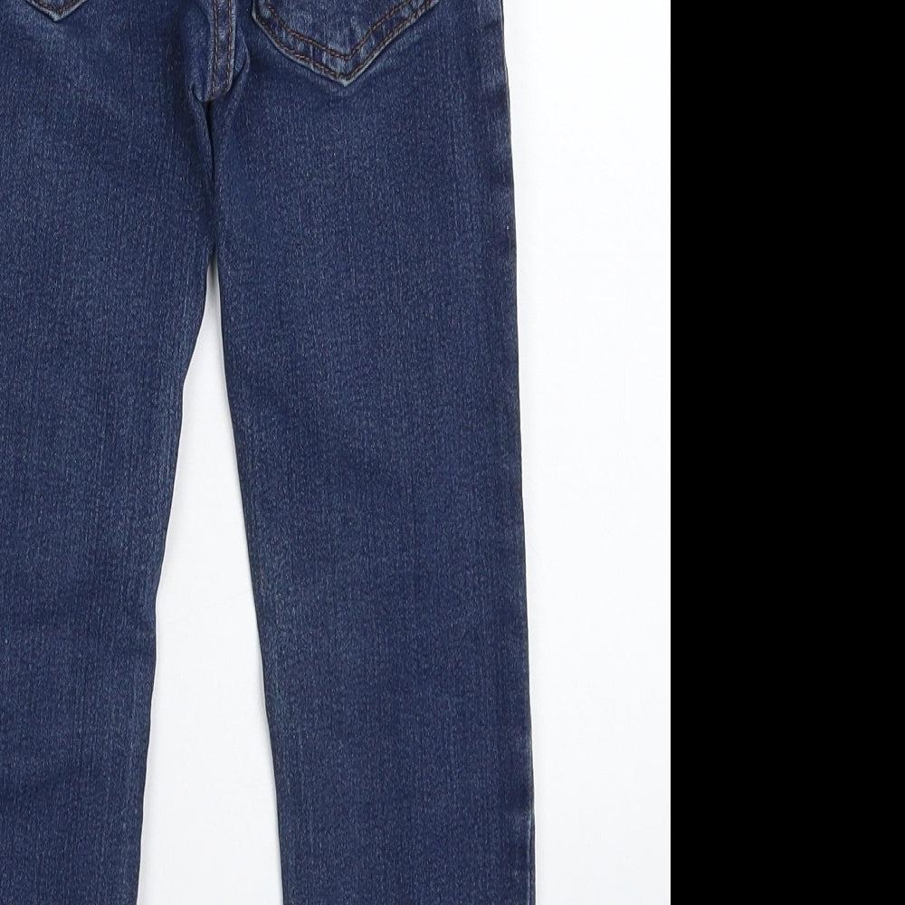NEXT Girls Blue  Denim Skinny Jeans Size 5-6 Years