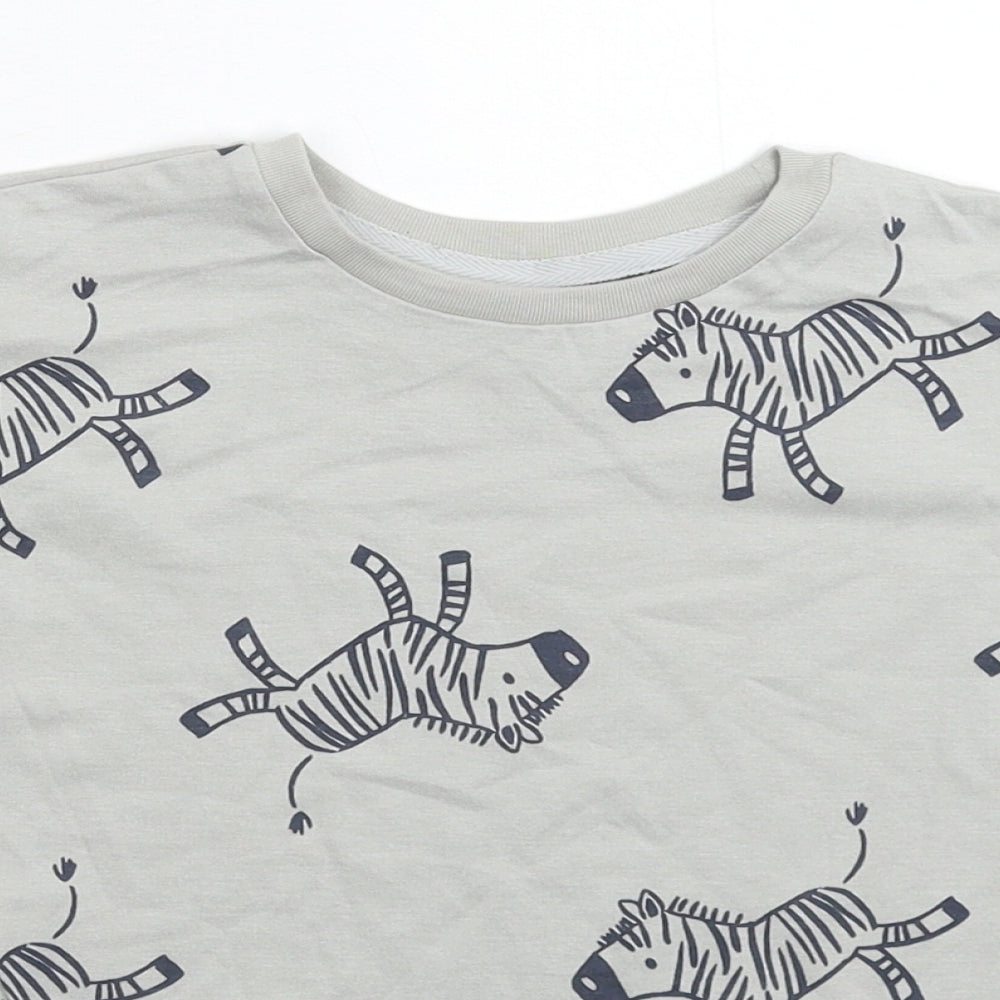 George Boys Grey   Basic T-Shirt Size 5-6 Years