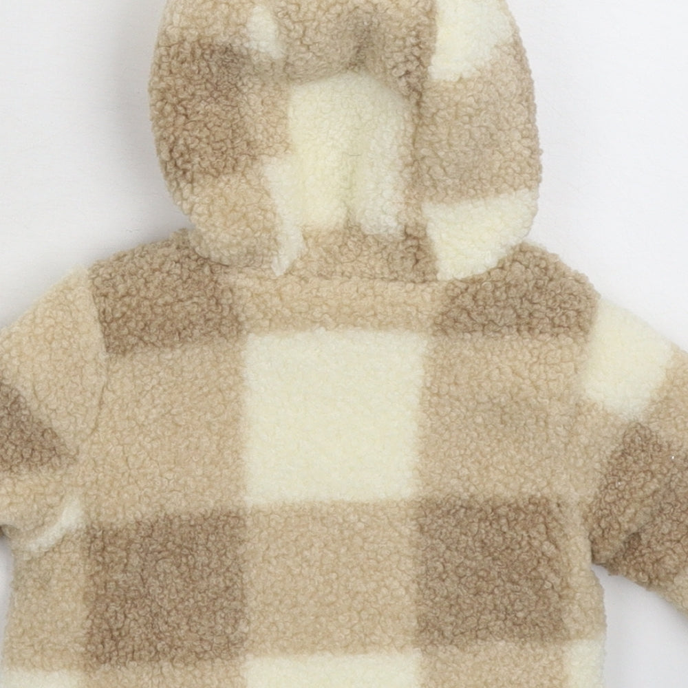 Nutmeg Baby Multicoloured Check  Jacket Coat Size 0-3 Months