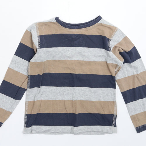 NEXT Boys Multicoloured Striped  Basic T-Shirt Size 6 Years
