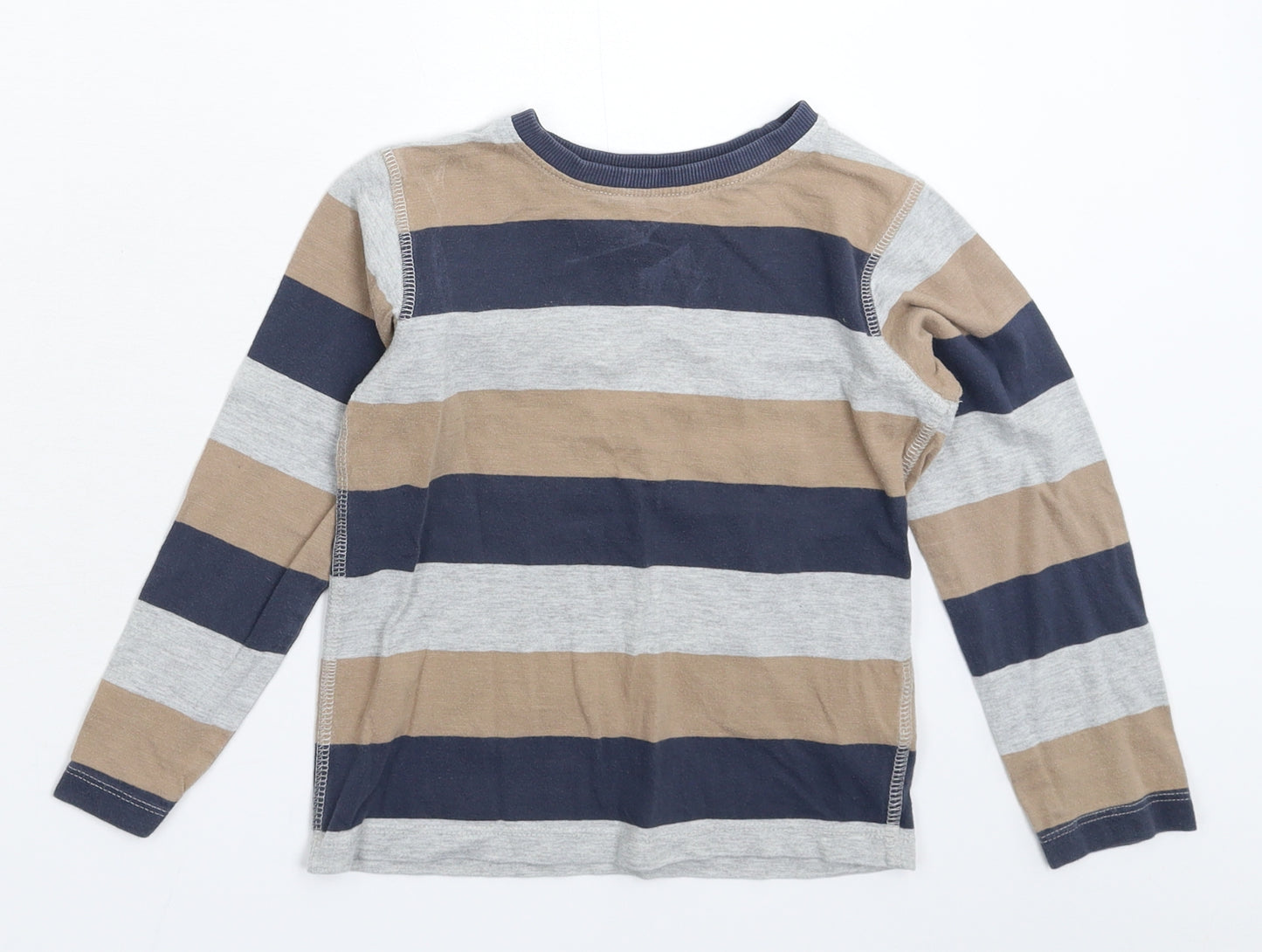 NEXT Boys Multicoloured Striped  Basic T-Shirt Size 6 Years