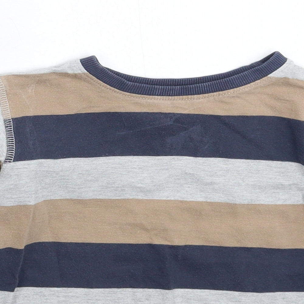NEXT Boys Multicoloured Striped  Basic T-Shirt Size 6 Years