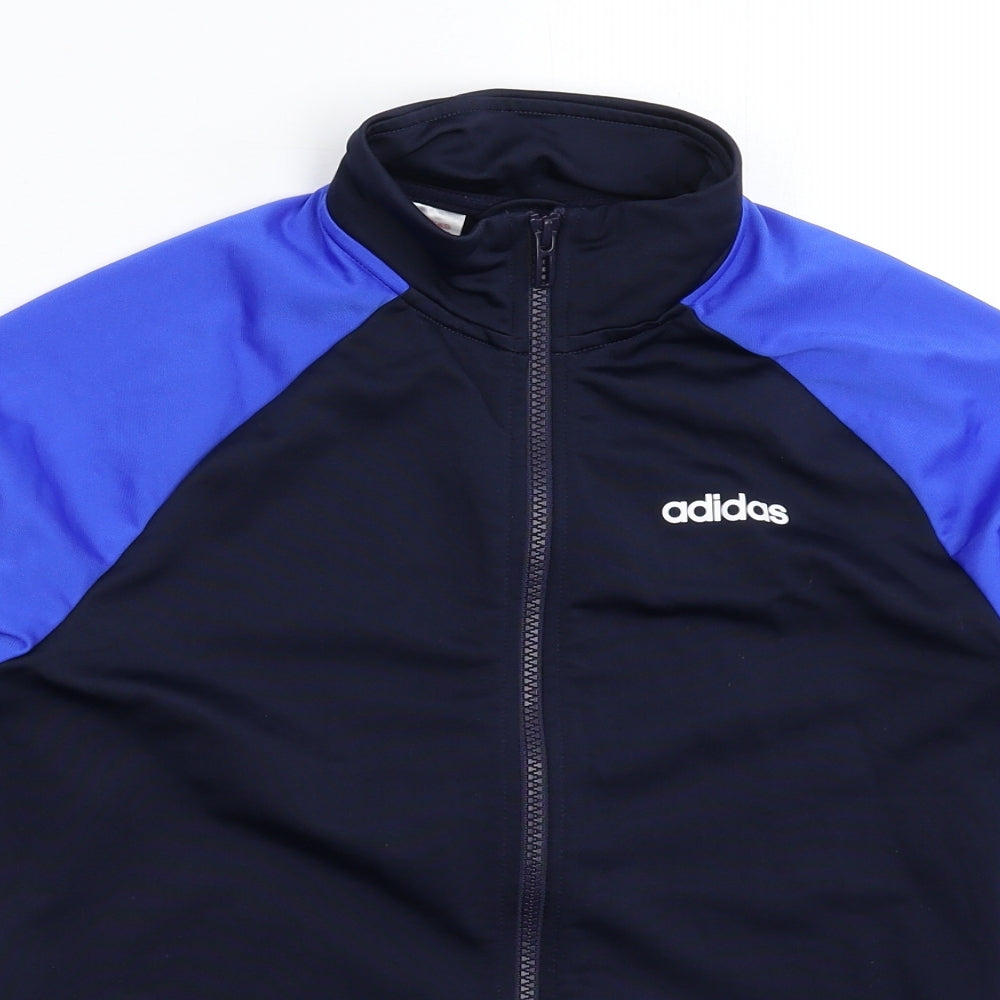 adidas Boys Blue   Track Jacket Jacket Size 12-13 Years