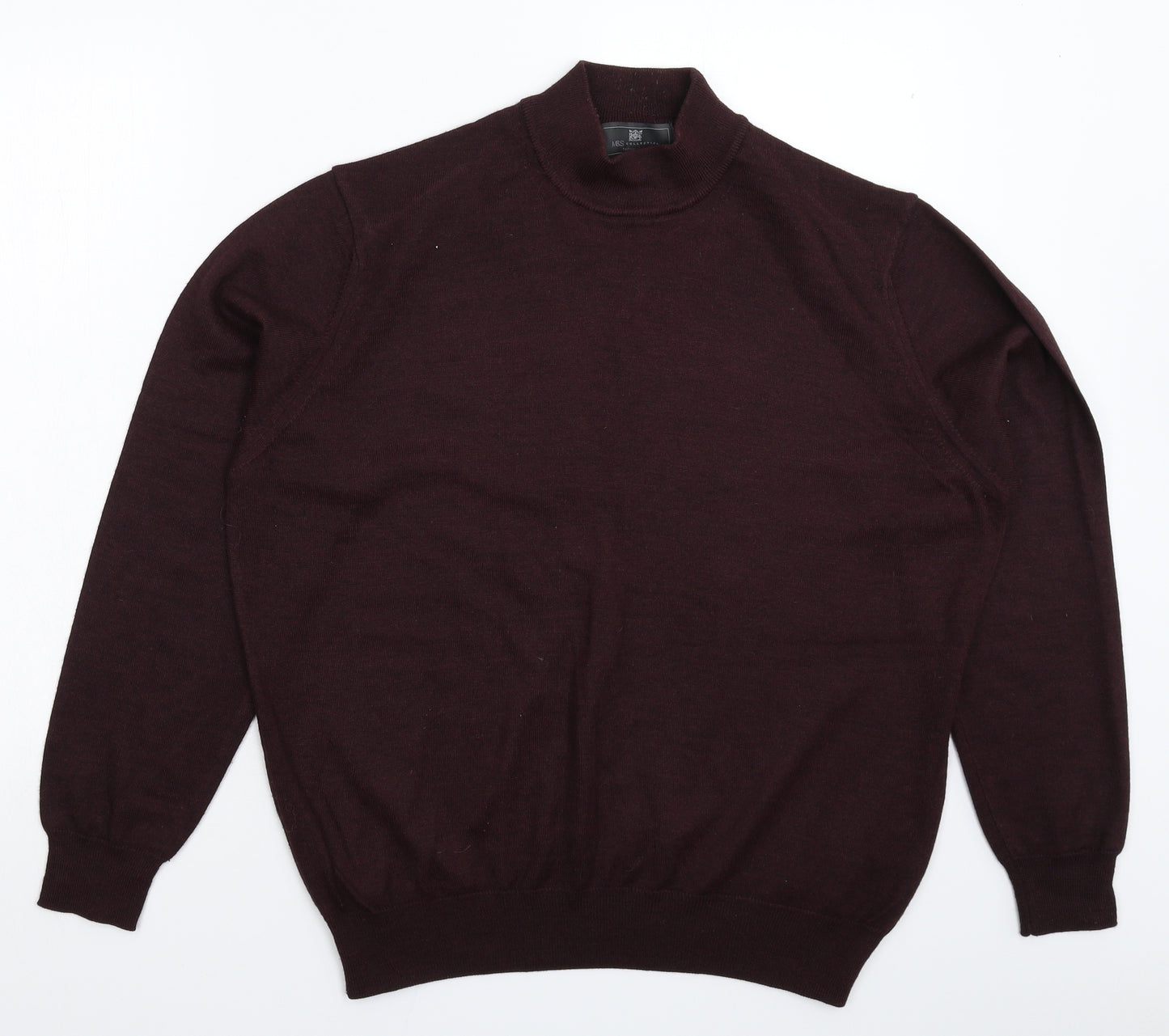 Marks and Spencer Mens Brown  Knit Pullover Jumper Size XL