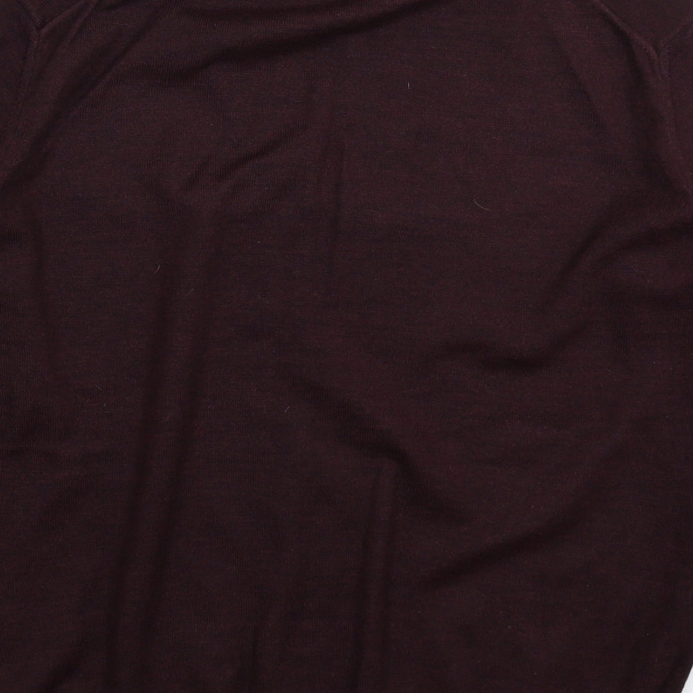 Marks and Spencer Mens Brown  Knit Pullover Jumper Size XL