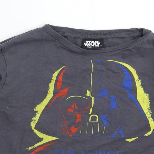 Star Wars Boys Grey   Basic T-Shirt Size S