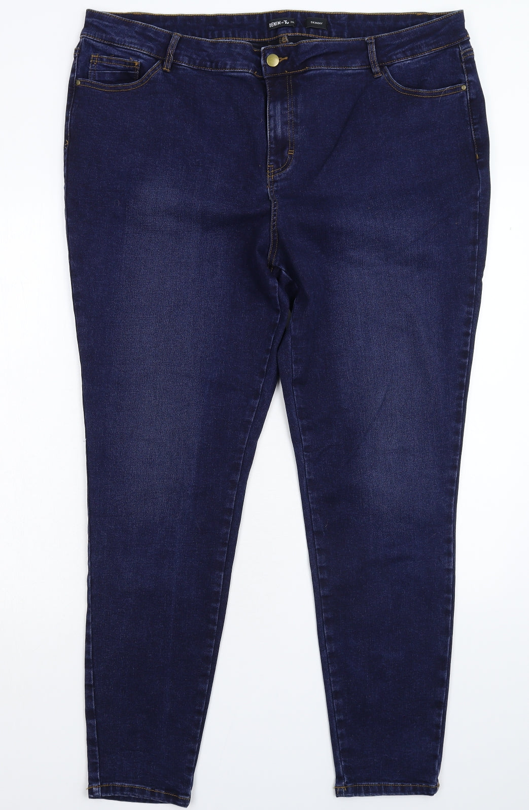 TU Womens Blue  Denim Skinny Jeans Size 22 L29 in