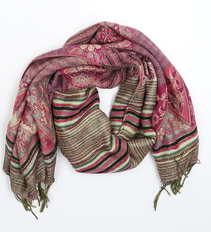 Preworn Womens Multicoloured Knit Scarf
